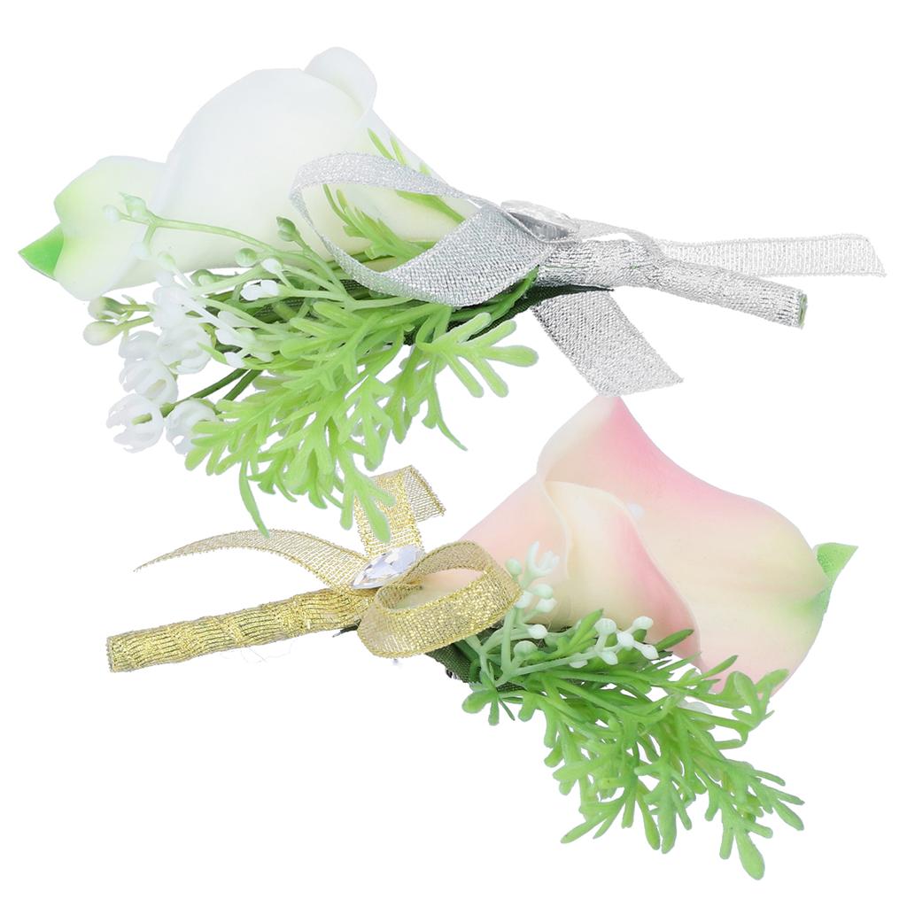 Corsaj de nuntă cu flori artificiale, broșă pentru butoniere, decorațiuni pentru nunta