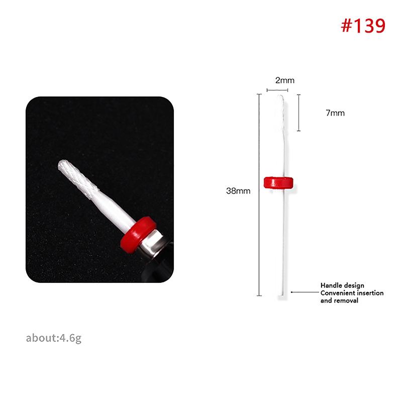 

Белая керамическая шлифовальная головка для ногтей Полировка Шлифовка Ноготь Электрический инструмент для маникюра Кутикула Наждак для ногтей Сверло Инструмент Аксессуары as the picture