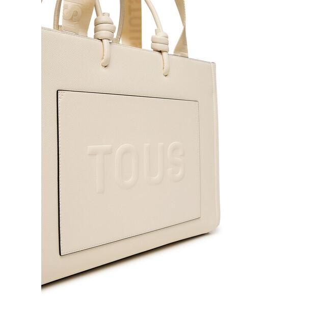 TOUS Amaya La Rue New 2002025801 Beige Handbag