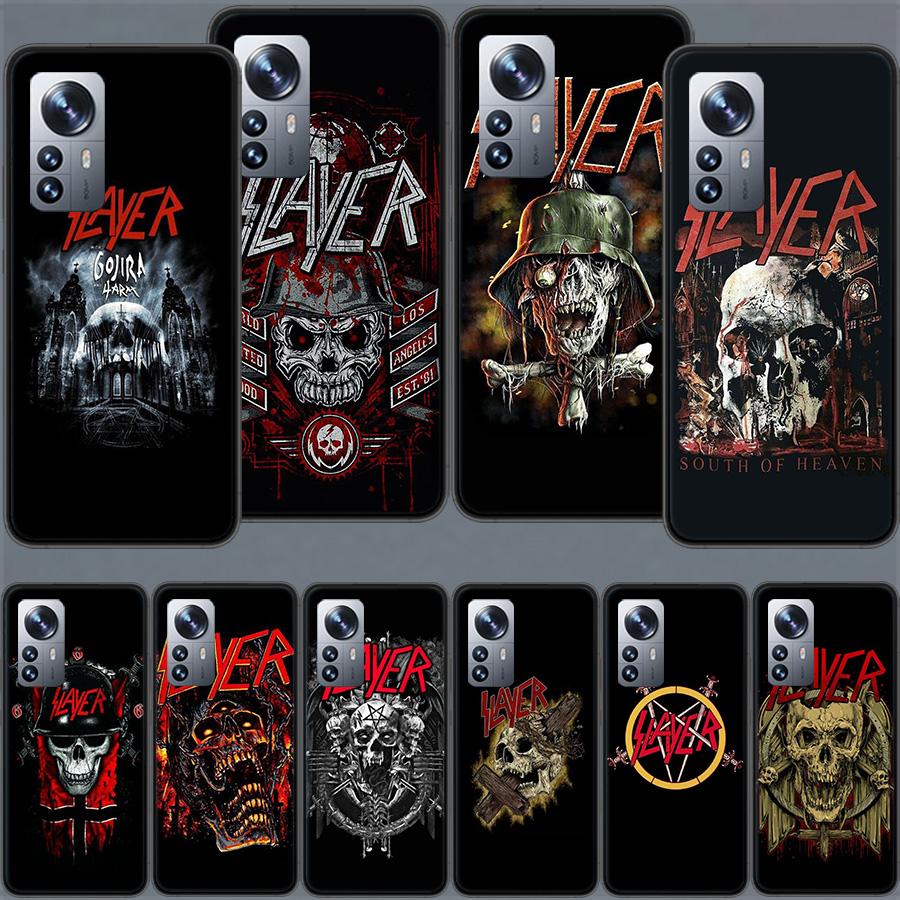Slayer Heavy Metal Rock Band Phone Case For Xiaomi Poco X7 X6 M8 M7 M6 M4 M3 X4 Pro F7 Ultra M5S Mi 14 14T 15 15T 12T 10T Pro 12