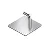 Modern and Sleek Wall Mounted Stainless Steel Hook - Multipurpose for Towels, Clothes, Coats, and Keys