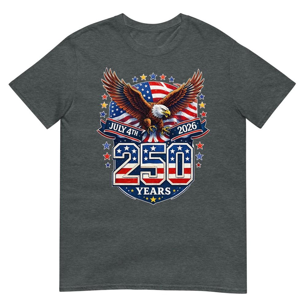 250 Years American 1776 2026 250th Usa Birthday 4th Of July Tshirt