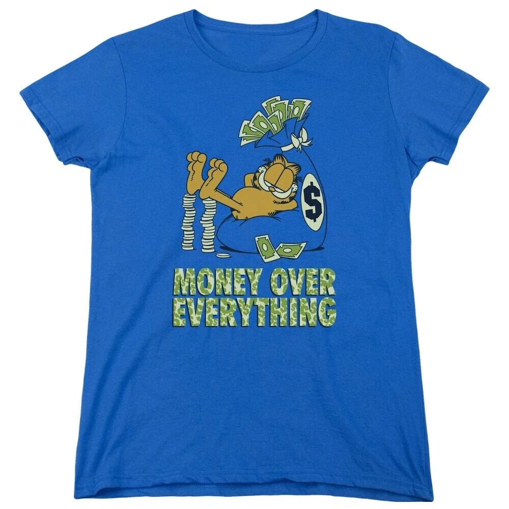Garfield  Money Is Everything  Women s T-Shirt 2XL