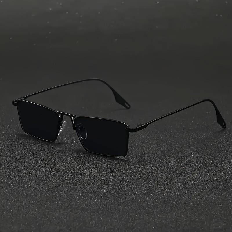 Chic Women's Rectangular Metal Fashion Glasses for Daily WearCommuting Vacations & College Parties