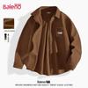 Baleno Men's Fleece-Lined Corduroy Long-Sleeve Shirt