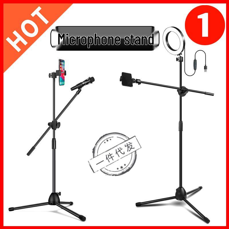 Kids' All-in-One Stage Mic with Folding Tripod for Singing & Streaming