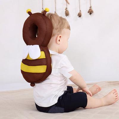 Baby Walking Head Protection Backpack Adjustable Chest Strap Breathable Padding Cute Anti-Fall Safety Hat for Crawling Infants 5-24 Months