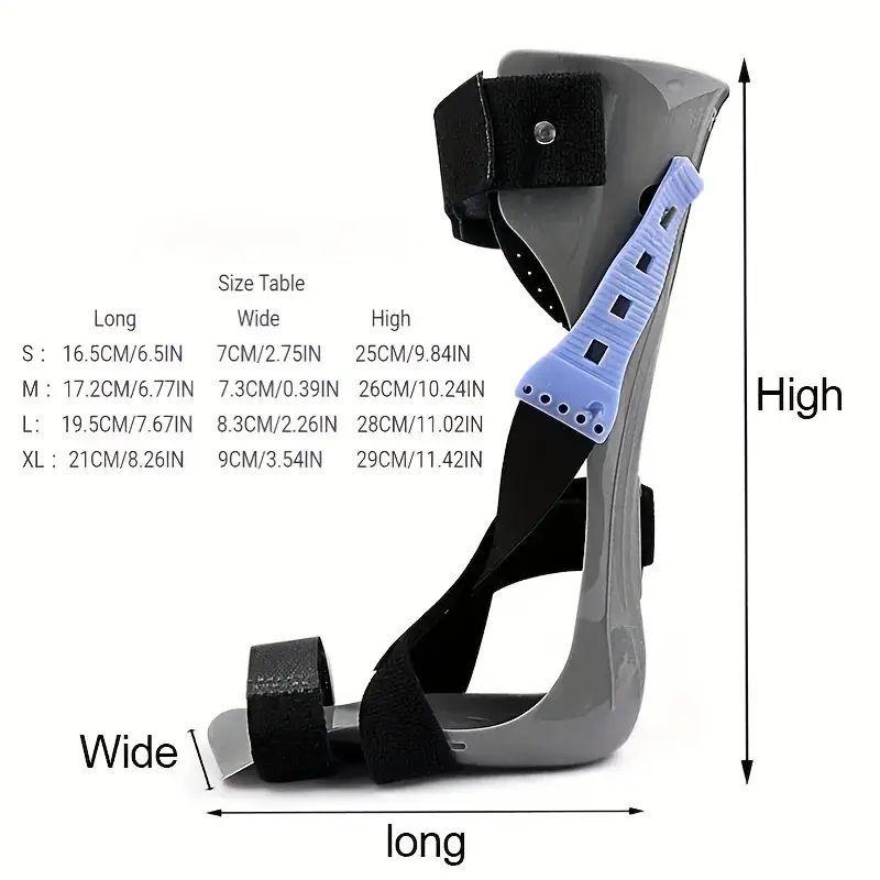 Regulowany stabilizator kostki na opadającą stopę Wygodny elastyczny bandaż do rehabilitacji po kontuzjach sportowych i do codziennego użytku