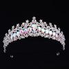 Elegant Zinc Zinc Alloy Princess Crown Shiny Bridal Headwear Rhinestone Diadem  Photography Props