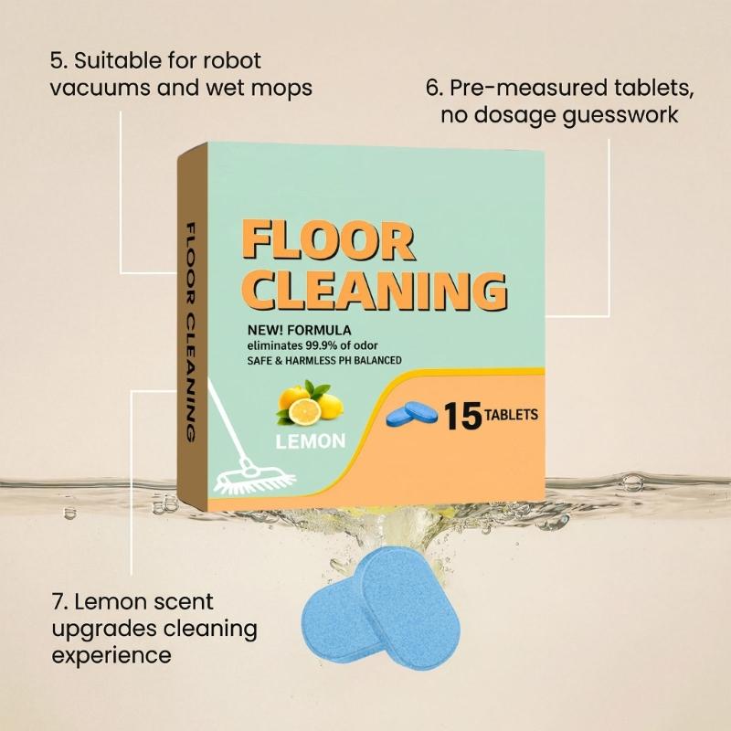 Cleaning Portion Floor Cleaning Product for Bedroom, Kitchen and Living Area Washing In Routine Household Use Daily