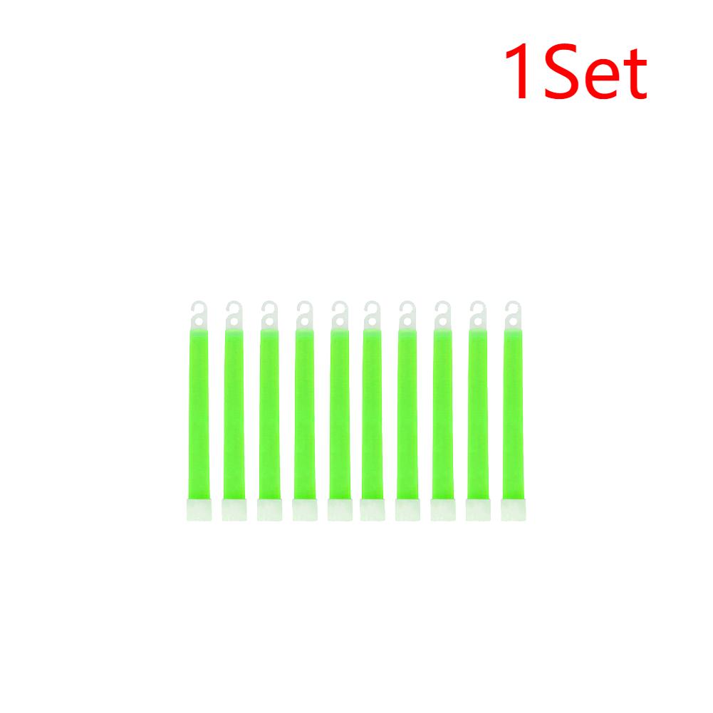 1-2Set Glow Sticks Waterproof 6 Inch Concert Party Outdoor Emergency Light Stick with Hook Non-toxic Hiking Camping Equipment
