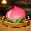 Cartoon Peach Honey Plush Toys Good Fortune Symbols Special Gifts Occasions