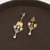 Genshin Impact Brincos Delicados, Zhongli Mona Xiao Barbatos Ayaka Kazuha Tartaglia Barbara Hutao Cosplay Ear Studs