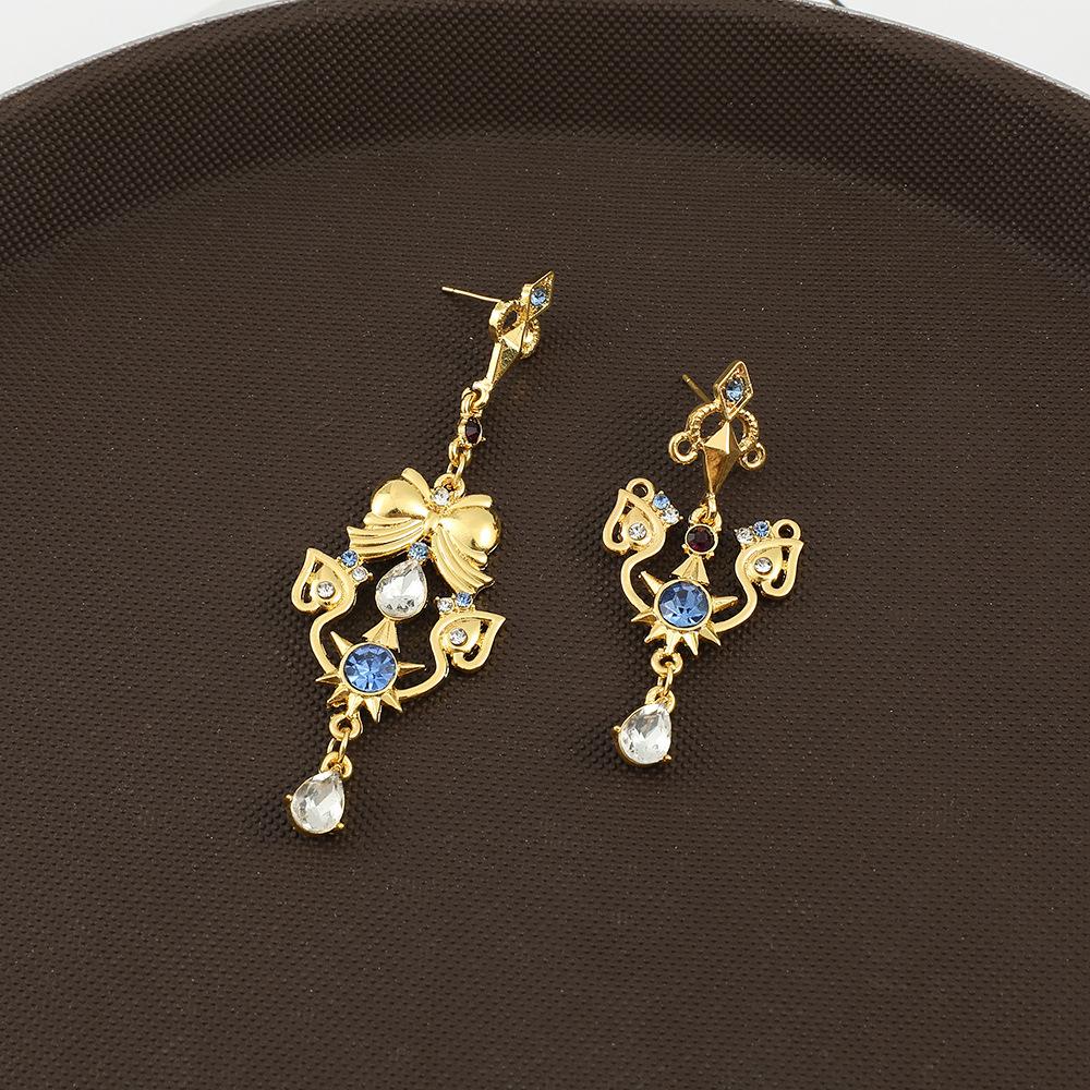 Genshin Impact Brincos Delicados, Zhongli Mona Xiao Barbatos Ayaka Kazuha Tartaglia Barbara Hutao Cosplay Ear Studs