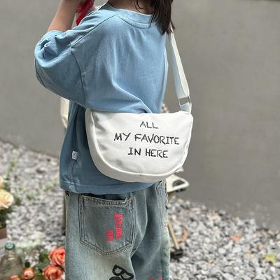 Dětská taška Unisex Dětská taška přes rameno Crossbody taška Taška s potiskem písmen