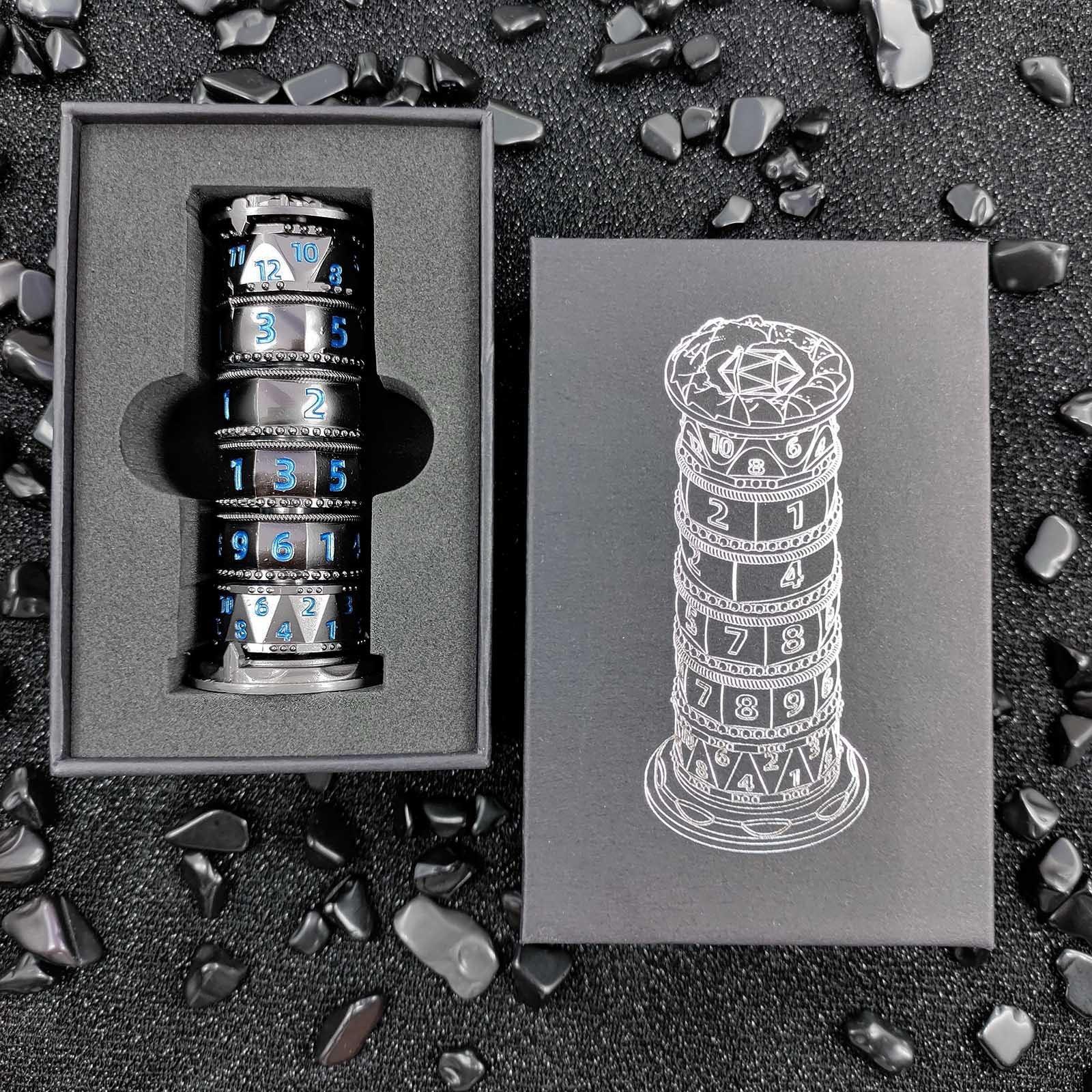 

7-в-1 башни для вращающихся кубиков для Dungeons Dragons RPG COC Run Group Cthulhu настольная игра реквизит резьба украшения стола