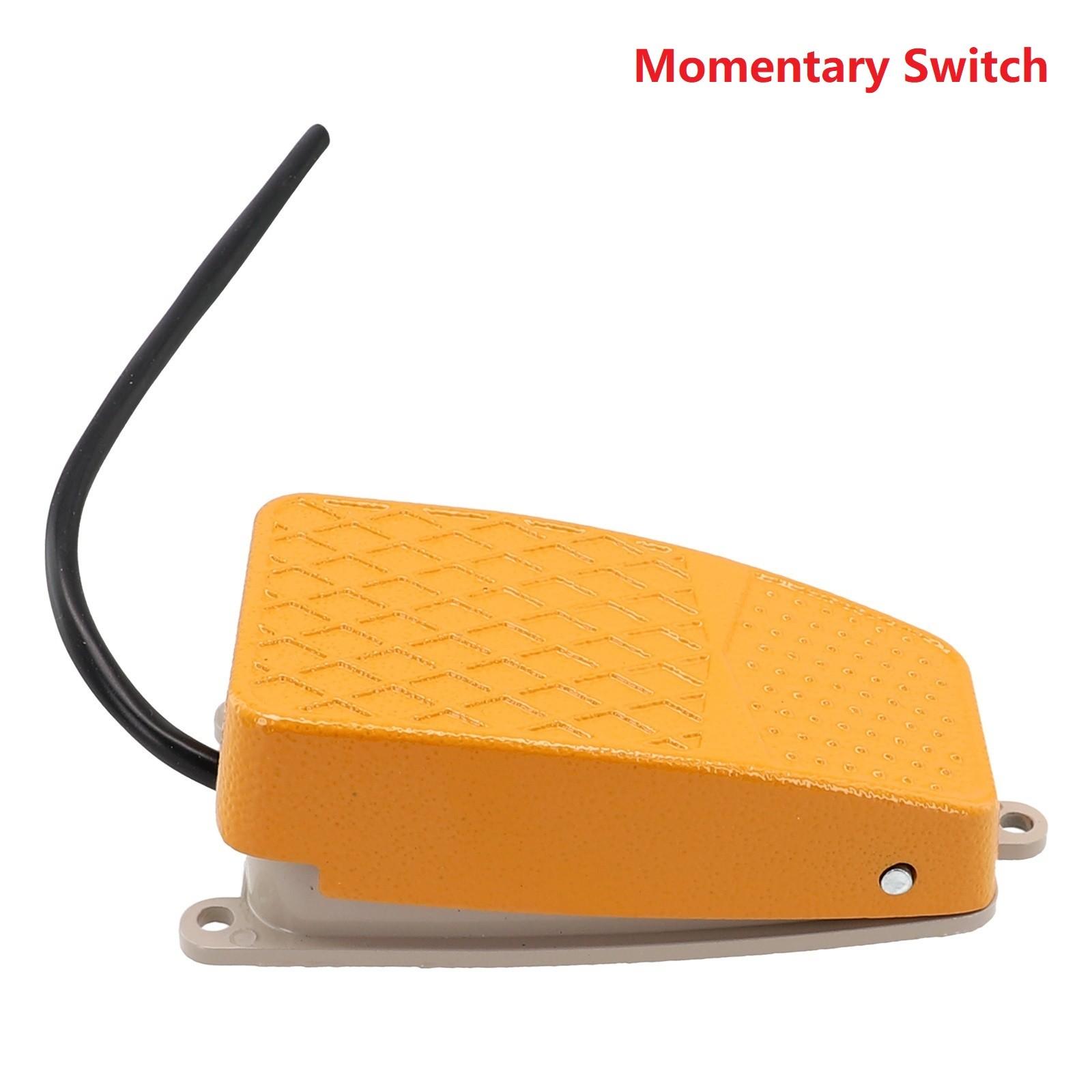 

Абсолютно новий ножний перемикач, електрична педаль, однополюсна, подвійна Momentary Switch