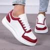 Large size spring autumn leather surface new casual sports shoes youth casual board shoes