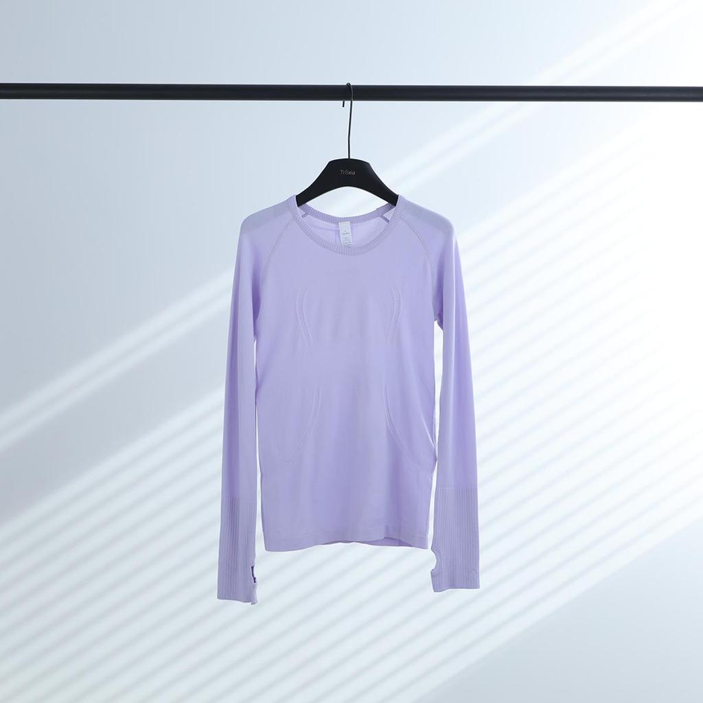 Women's Quick-Dry Long Sleeve Sports Top - Tight-Fit, Sweat-Wicking Yoga & Running Shirt