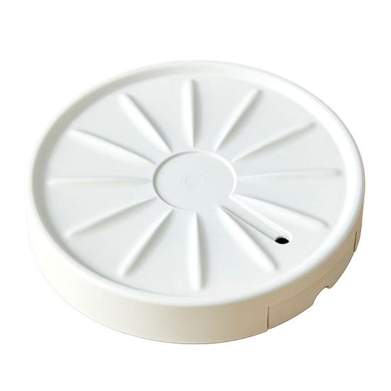 Flower Pot Tray 13 Inch Rolling Plant Caddy with Silent Wheels Easy Pot Movement Thickened Resin Flower Pot Tray