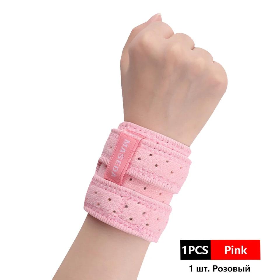 

Loogdeel 1Pcs Thin Gym Wrist Wraps Double Strap Compression Wrist Straps Badminton Workout Tennis Weightlifting Wrist Support