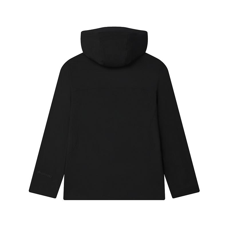 FILA Comfortable Casual Hooded Long Sleeve Jacket Men Jacket Black F11M512707-FBK