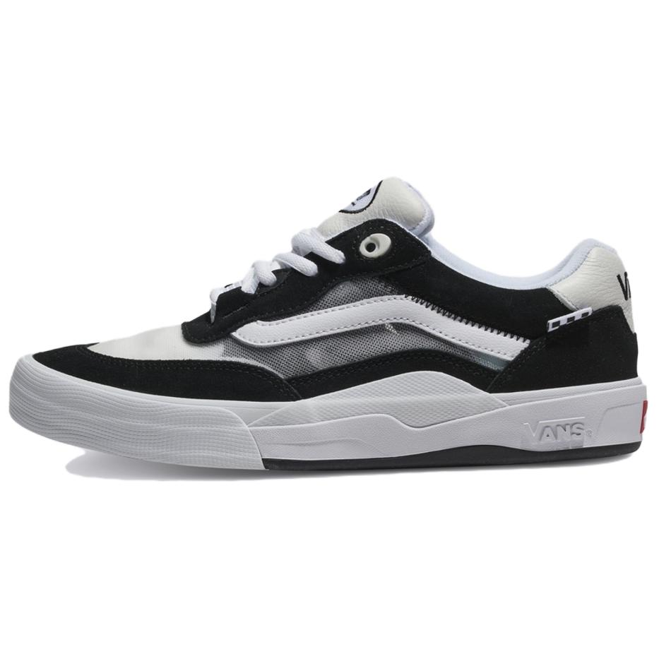 Vans Wayvee Comfortable Breathable Shock Absorbing Durable Low Top Skate Shoes Unisex Skate Shoes Black White VN0A5JIABMX1