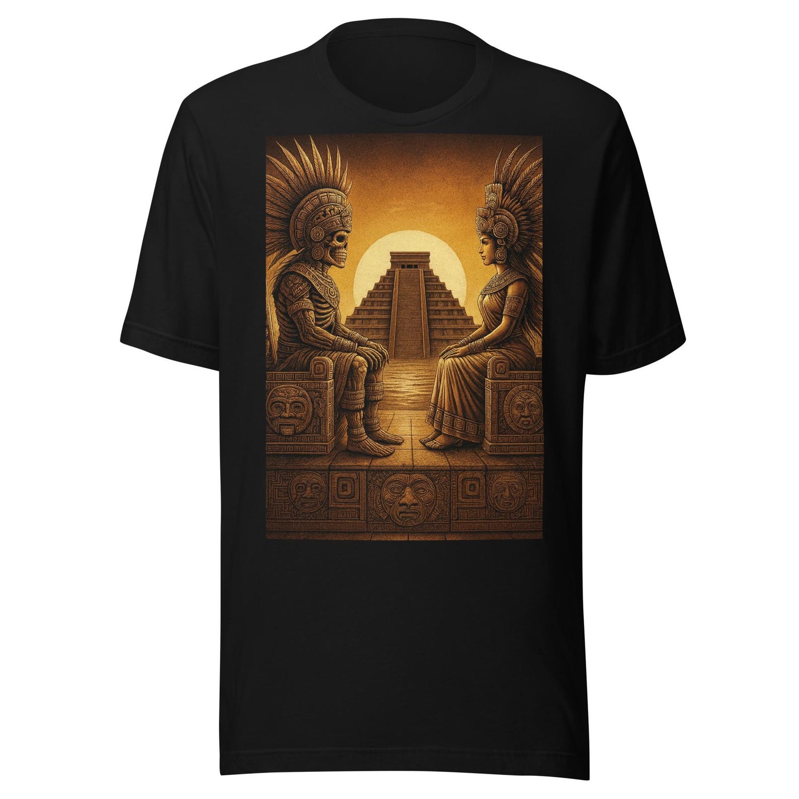 Aztec Warrior Aztec Princess Unisex t-shirt 4XL