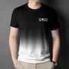 Fashionable men's T-shirt 3D printed gradient T-shirt men's casual shirt short sleeved breathable oversized T-shirt men's clothing men's T-shirt