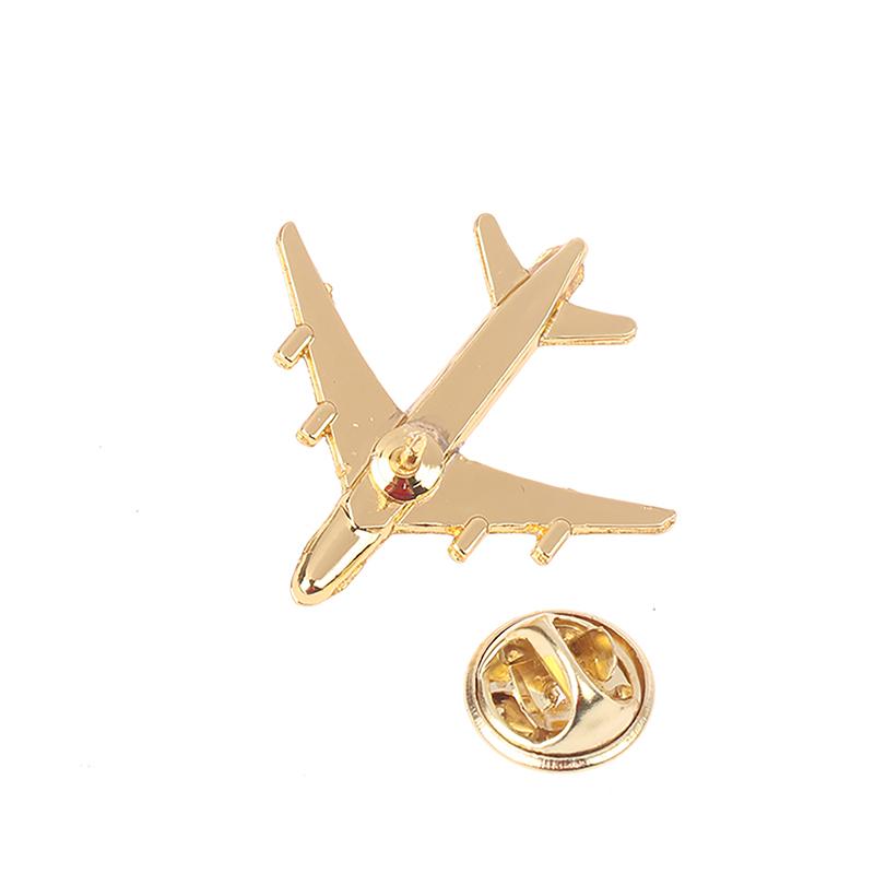 Metal Airplane Brooch Diy  Pin Alloy Badge Vintage Pin Buckle Badge Buckle Jewelry Accessories