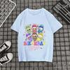 T-shirt a maniche corte per bambini con stampa 3D Hot Rabcloth 2025, camicetta estiva carina per ragazzi e ragazze