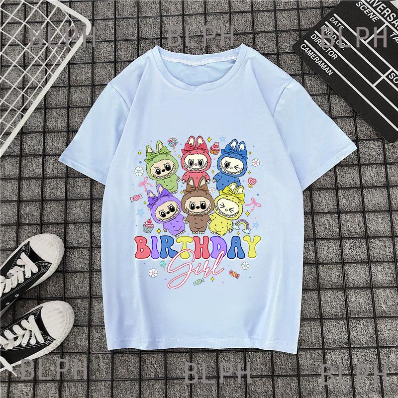2025 Hot Rabcloth 3d Print T-shirt Children's Short-sleeved Blouse Summer Cute Boy Girls T-shirt