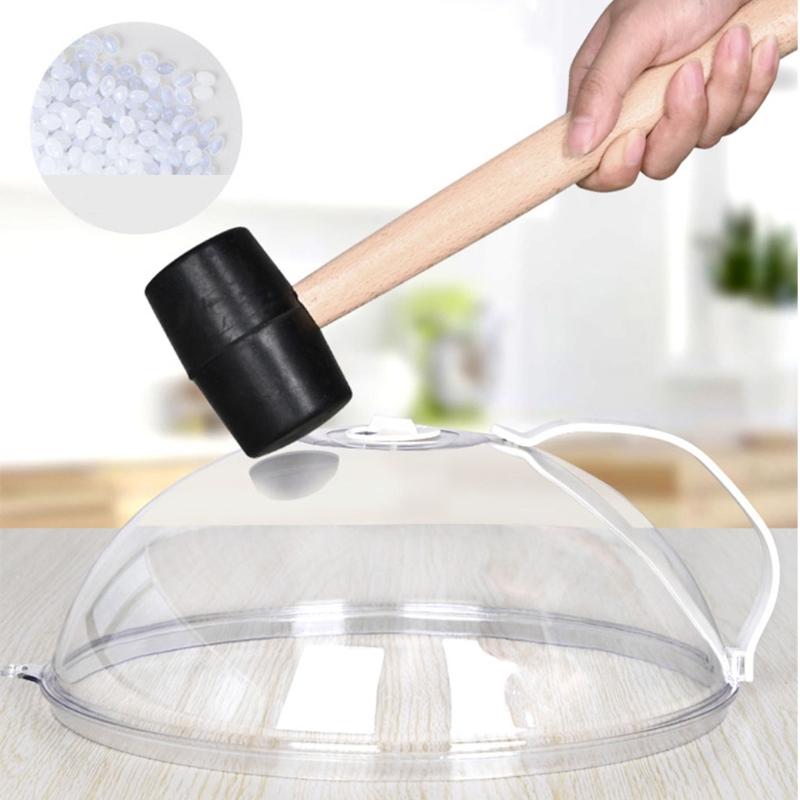 ABS Microwave Splatter Cover Transparent Cover Microwave Plate Cover Lid with Handle and Adjustable Steam Vents Holes