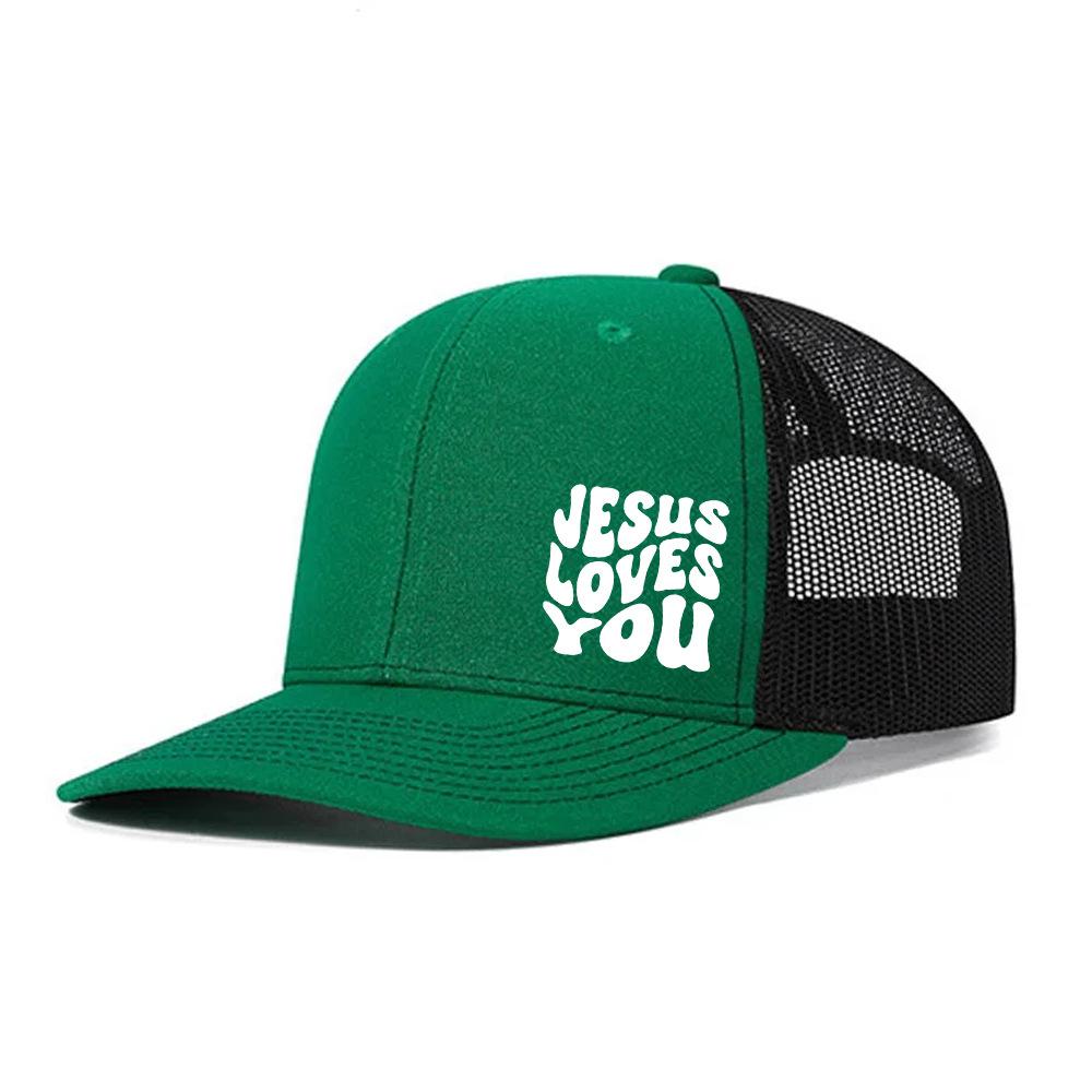 Love You Fashion Hip Hop Casual Men'S And Women'S Mesh Cap Adult Adjustable Cap Sun Hat Baseball Cap