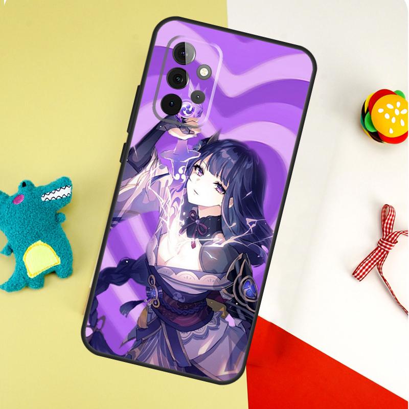 Baal Genshin Impact Game For Samsung Galaxy A54 A34 A14 A55 A35 A15 A53 A33 A13 A05 A06 A16 A22 A32 A52 Phone Case