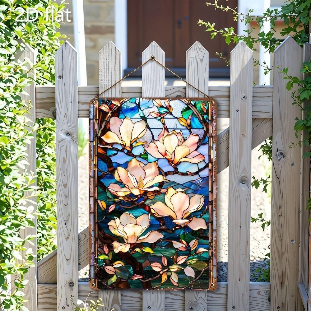 

Vintage Iron Sign Wild Flowers Metal Wall Decor 20x30 cm