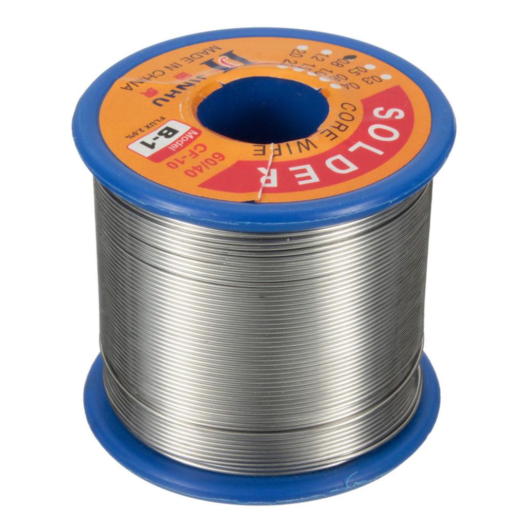 500g 60//40 0,8 mm stagno piombo 2/% flusso Rosin Core Solder saldatura ferro aspo