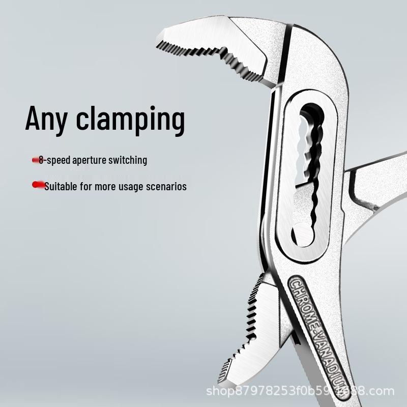 Pince multiprise pour pompe à eau légère réglable 10/12 pouces & Clé à grande ouverture