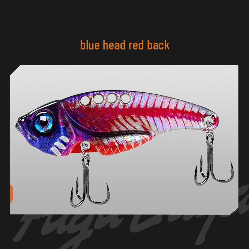 Iron Plate VIB Rattlesnake 3D Spinnerbait: Universal Long Cast Lure