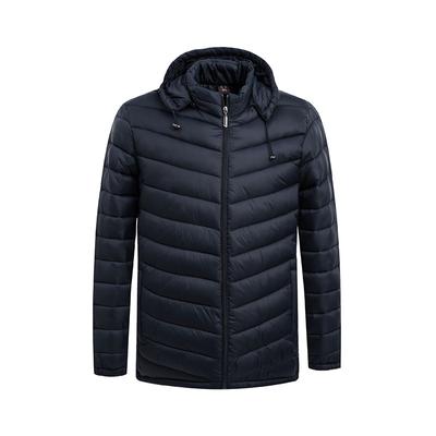 Men Padded Coats Winter  In External Clothes Men's Down Hooded Jacket Casual Padding Warm Lightweight Parkas