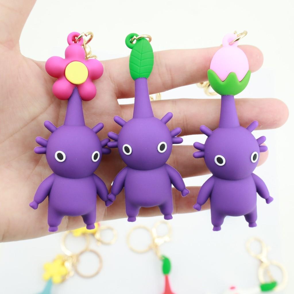 Pikmin 4 Keychain Pvc Cartoon Collectible Gift For Kids And Fans