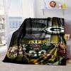 Green Bay Packers Fan Gear Portable Blanket/Soft Blanket Bedding Blanket Suitable for Travel Camping Living Rooms Offices Sofas Fan Gifts