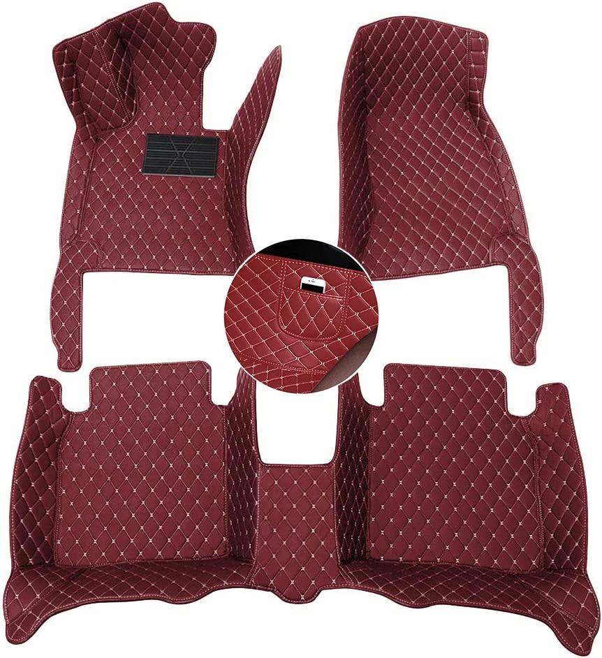 For Lincoln Aviator Nautilus 2019-2026 Auto Leather Waterproof Custom Car Floor Mats Carpets Foot Coche Accessorie Floor Liners