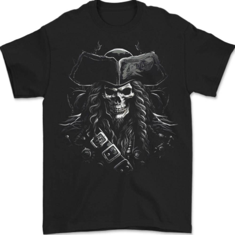 Pirate Skull 1 Mens T-Shirt 100% Cotton S