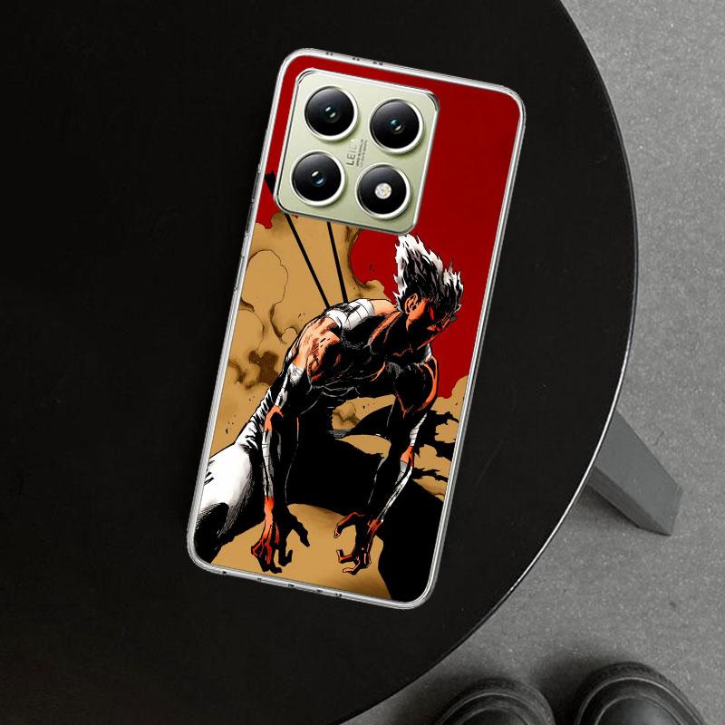 One P-Punch-Man Garou Phone Case Cover for Xiaomi Redmi Note 15 14 13 12 11 Pro Plus 14S 12S 11S 11T 11E 10S 10 Customized Funda