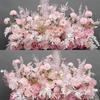Silk Eucalyptus Flower Table Runner for Weddings and Events