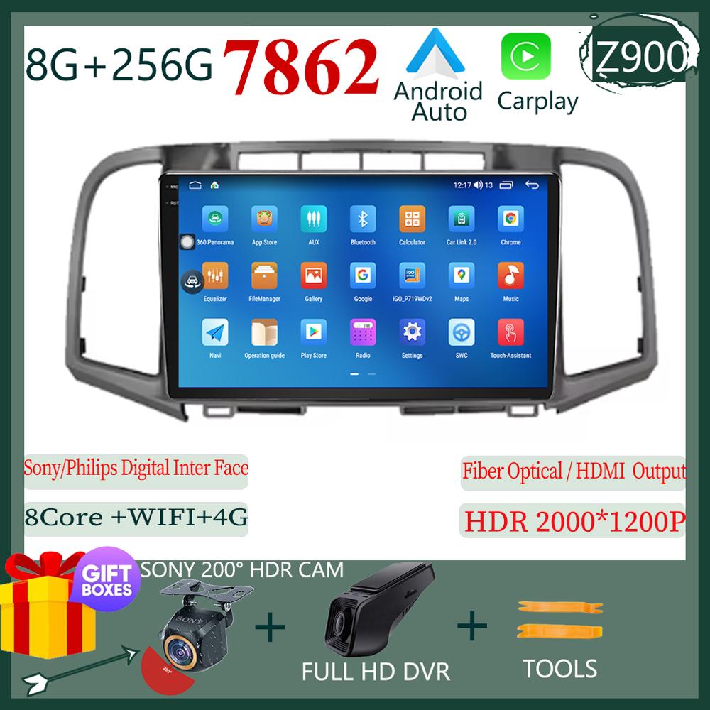 Android 14 Carplay Car Radio For Toyota Venza 2008 - 2016 Multimedia Video Player Navigation GPS Stereo 2Din DVD Head Unit Auto