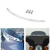 For Harley Touring Electra Glide Street Glide Trike Models 1996-2013 Stainless Steel Motorcycle Windshield Windscreen Trim Parts