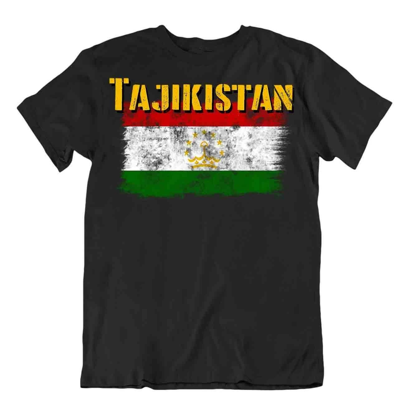 Tajikistan flag Tshirt T-shirt Tee top city map victory sunrise crown stars gift M