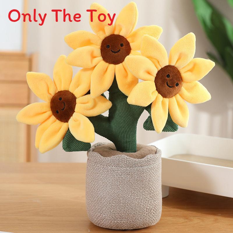 Tulip Plush Toy Home Decor With Pp Cotton For Living Room And Gift Use